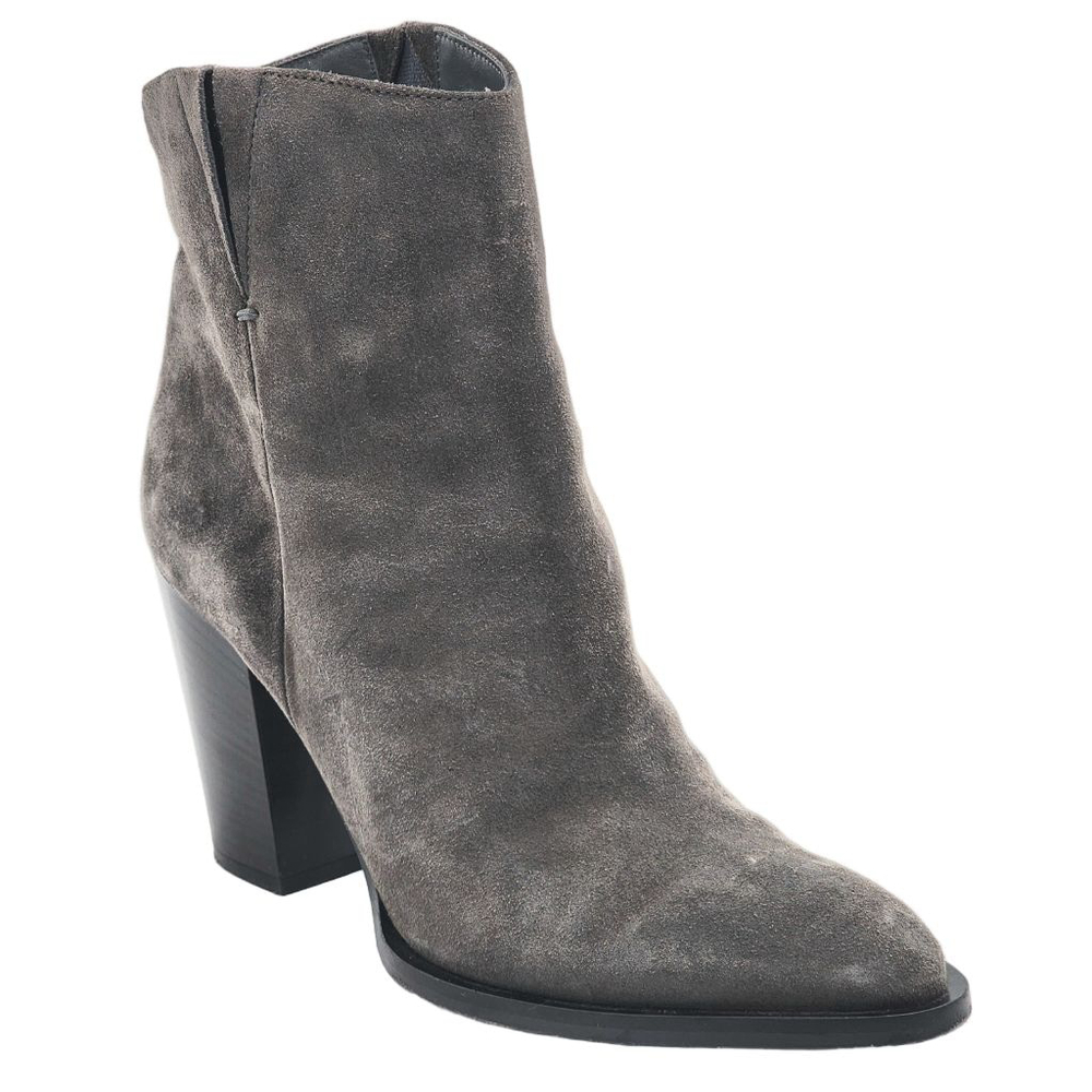 VINCE‎ Erving Gray Suede Pointed Toe Ankle Boots & Booties Size 6